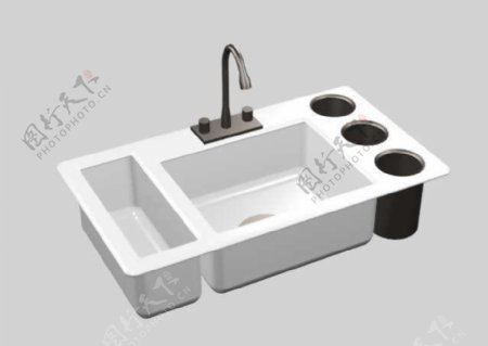 厨具典范3D卫浴厨房用品模型素材6