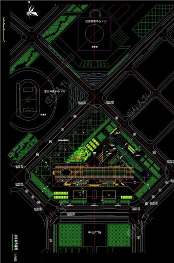 深圳市宝安行政建筑CAD图纸