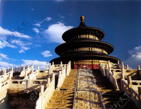 北京景色景观特色天坛古迹名胜风光建筑旅游广告素材大辞典