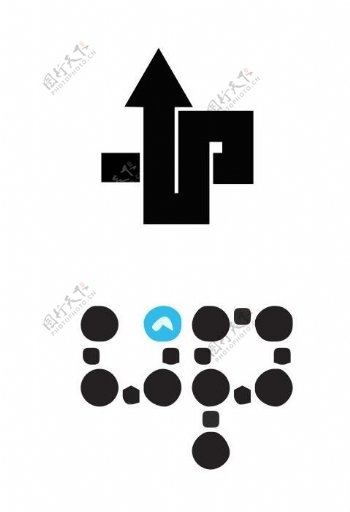字母u形logo图片