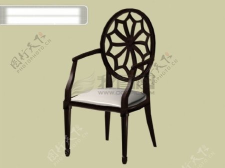 3d欧式木椅