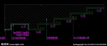 五层会员区油皇房天花部面图片