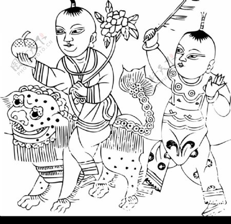 中国古代儿童033图片