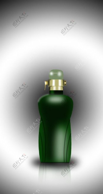 墨绿酒瓶图片