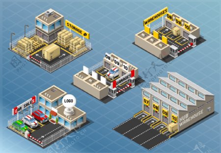 工厂模型图片