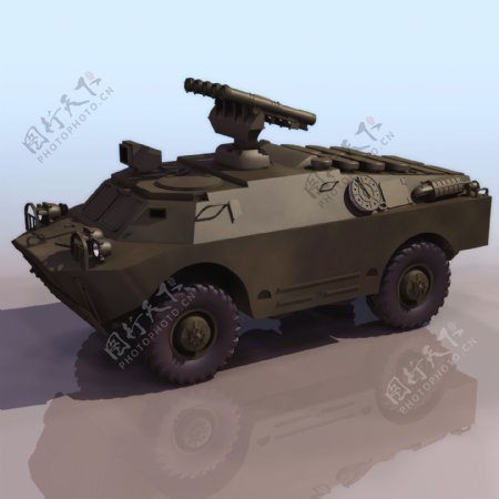 3D模型图库军事武器装备装甲车图片