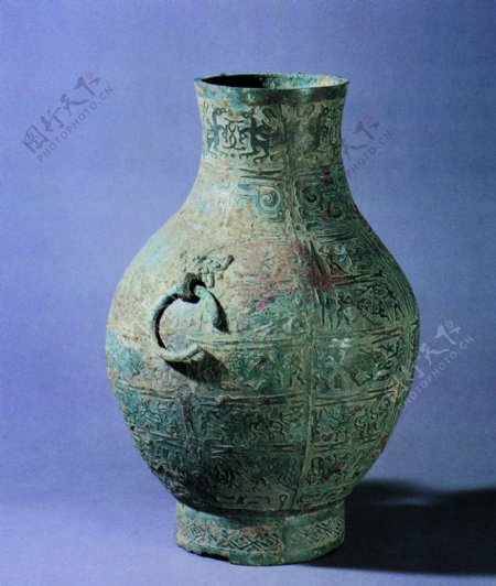 古代青铜瓶图片