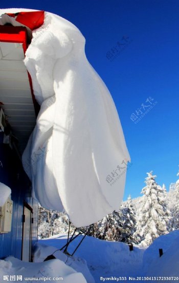 雪乡冬季雪景图片