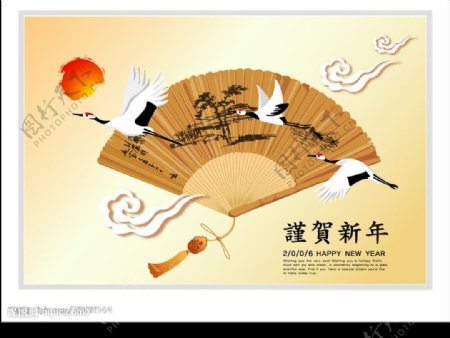 很漂亮的折扇韩国设计图片