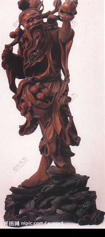 黄杨木雕东方塑图片
