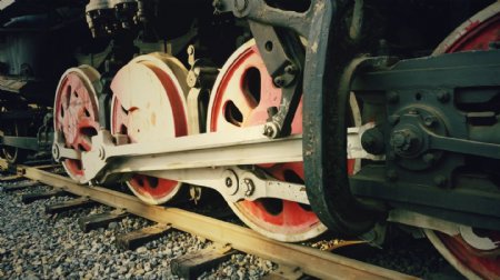 火车车轮图片