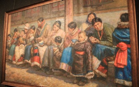 西藏绘画图片