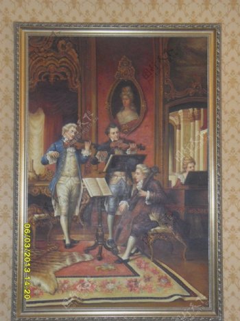 油画欧洲贵族油画贵族图片