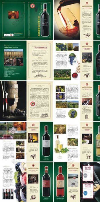 意大利葡萄酒产品画册图片