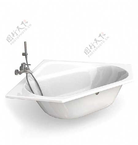 精美浴缸3D模型图片