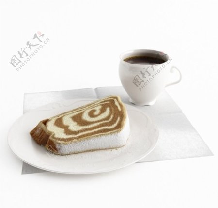 面包早餐模型带贴图图片