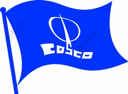 COSCO旗子标志图片