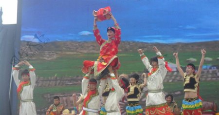 蒙族舞蹈图片