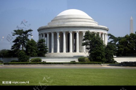 华盛顿杰斐逊纪念堂图片