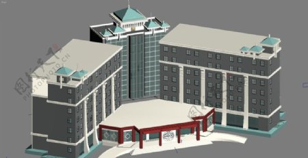 大楼模型图片