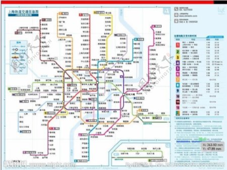 上海轨道交通信息图图片