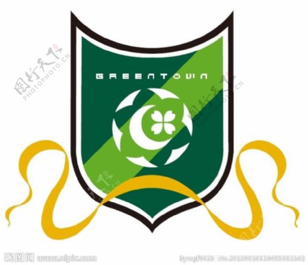 杭州绿城矢量队徽图片
