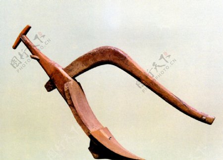 中华传统工具水田犁图片