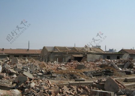 东营房屋建筑拆迁图片