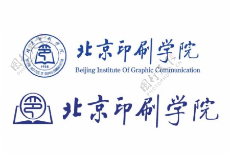 北京印刷学院标识图片
