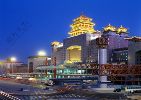 北京西站图片