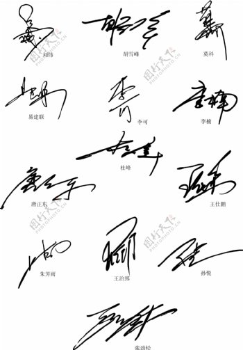 中国男篮签名CBA篮球刘炜胡雪峰莫科易建联李可李楠杜峰图片