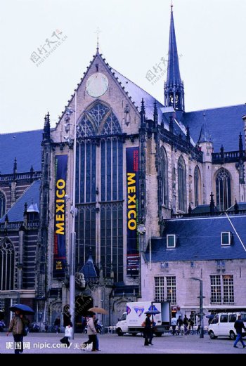 荷兰建筑风光图片