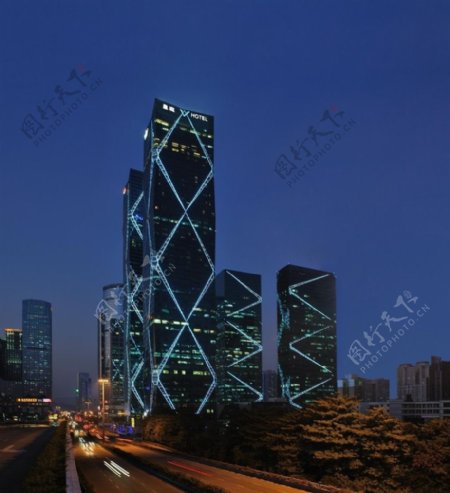 深圳夜街景图片