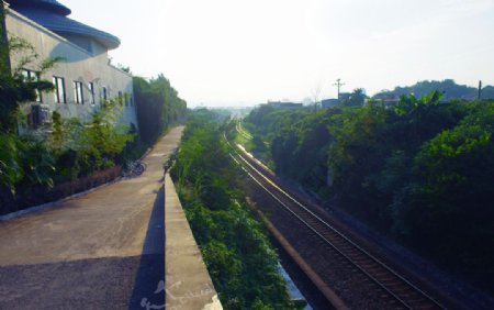 铁路景观图片