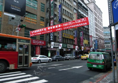 台北北门地区街景图片