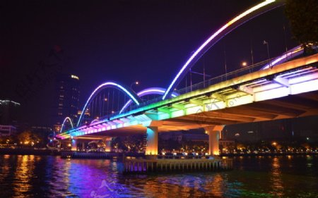 珠江夜色图片