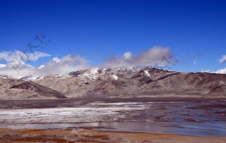 新疆风光白沙山图片