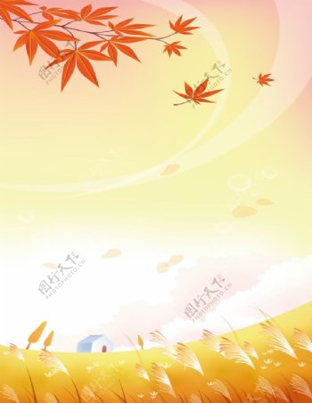 秋季卡通海报图片