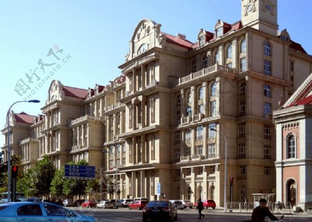 海河东岸欧式公寓建筑图片