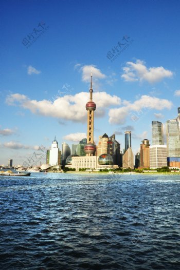 上海东方明珠等建筑群图片