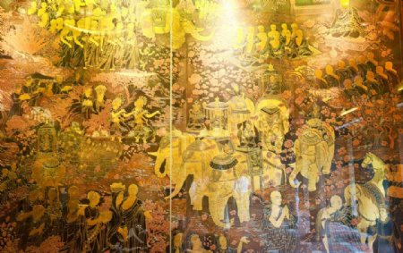大慈恩寺壁画图片