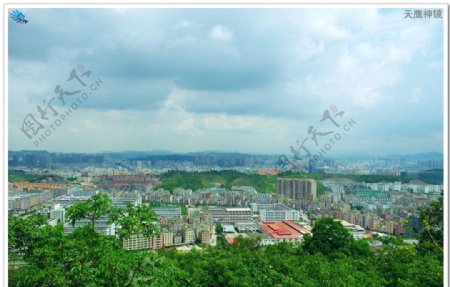 中国山水城市山水图片
