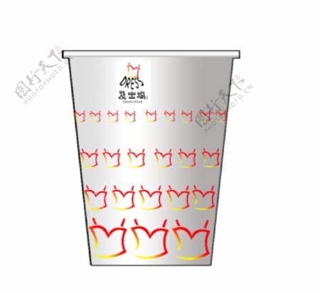虚拟品牌VI设计纸杯图片