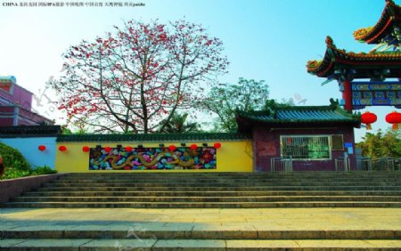 中国龙园金龙壁画图片
