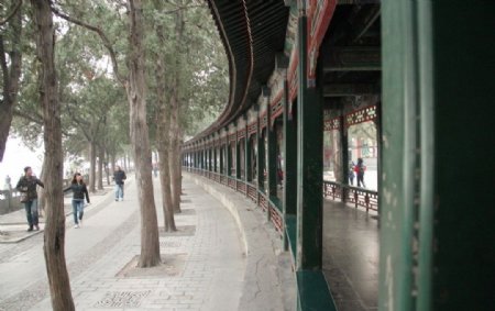 颐和园长廊图片