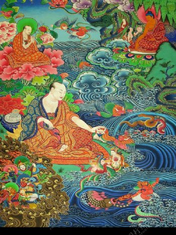 藏族唐卡艺术图片