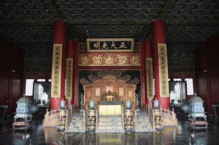 北京故宫正大光明图片