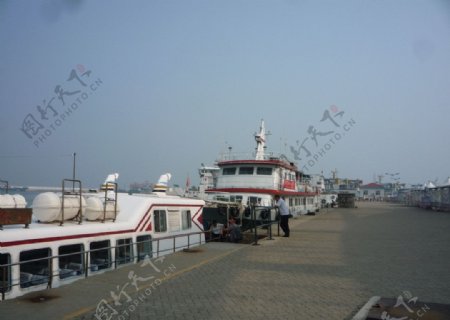 长岛港码头图片