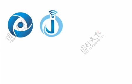 科技蓝色logo图片