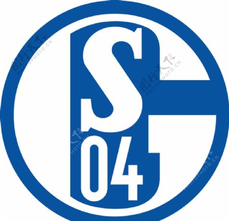 沙尔克04足球俱乐部徽标图片